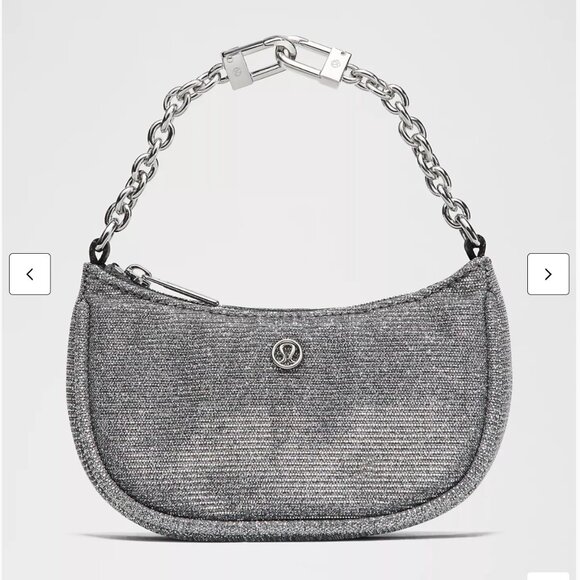lululemon athletica Handbags - Lululemon NWT City Essentials Nano Shoulder Bag Glitter